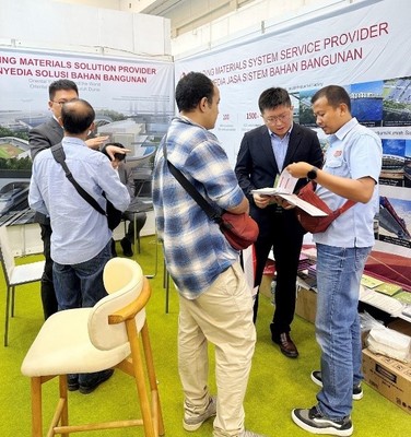 東方雨虹亮相印尼雅加達國際建材展覽會