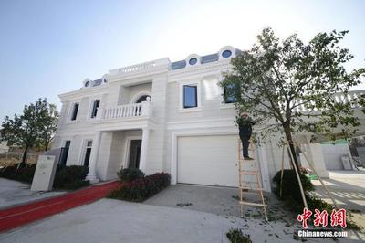 3D打印建筑亮相蘇州 別墅打印耗時(shí)僅1天(圖)